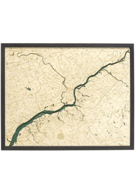 Philadelphia Wood Map