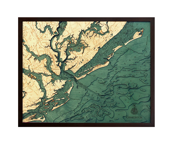 Charleston Wood Map