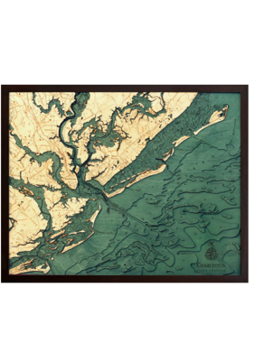 Charleston Wood Map