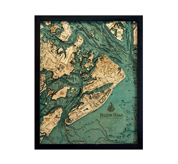 Hilton Head Wood Map