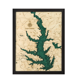 Lake Conroe Wood Map