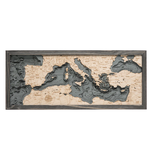 Mediterranean Sea Wood Map