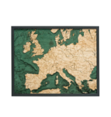 Western Europe Wood Map