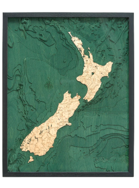 New Zealand Wood Map