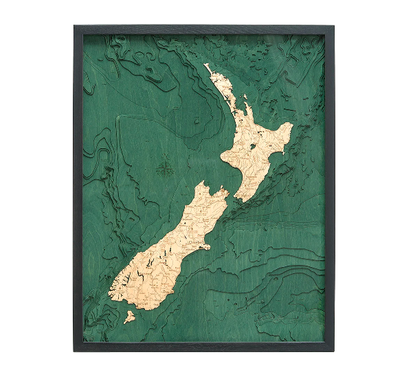 New Zealand Wood Map