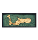 Grand Cayman Wood Map