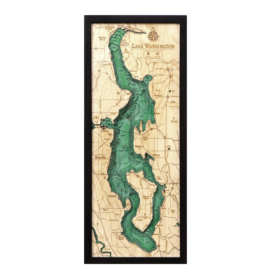 Lake Washington Wood Map