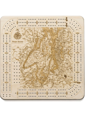 Puget Sound Cribbage Board