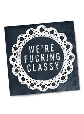 Cocktail Napkins - Fucking Classy 20 Ct/3 Ply