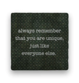 always remember Coaster - Natural Stone