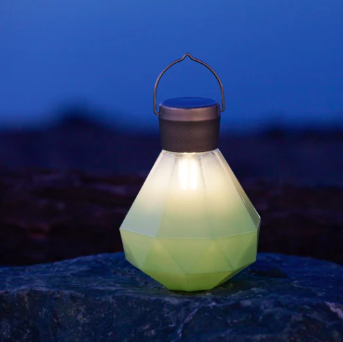 Gem Light Glass Solar Lanterns