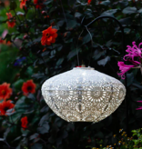 Crown Chantilly Lace Solar Lantern