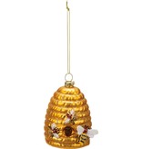 Glass Ornament - Bee Hive