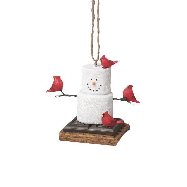 S'mores Cardinals Ornament
