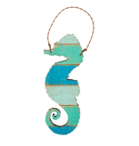 Sea Creature Whale & Anchor Wood Ornament