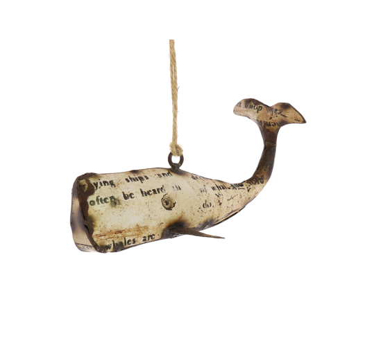 Whale Ornaments - Recycled Metal