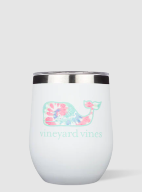 Vineyard Vines Stemless - Tie Dye Whale 12oz