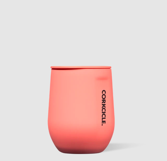 Neon Stemless - Coral 12oz