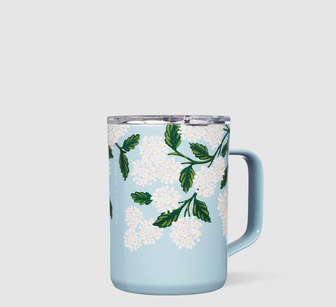 Rifle Paper Mug - Blue Hydrangea 16oz