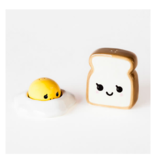 Egg & Toast, Salt & Pepper, Gift Box, Ceramic, 2.5