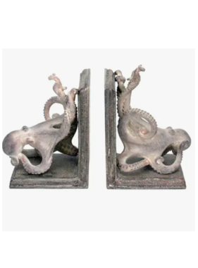 Octopus Bookends - Polyresin