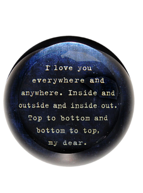 I Love You Everywhere Paperweight 4" x 4" PW112