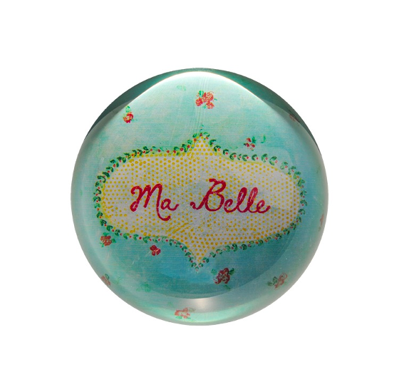 Ma Belle Paperweight 4" x 4" PW118