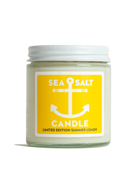 Swedish Dream® Sea Salt Summer Lemon Candle Cutie 4oz / 25 hr Burn