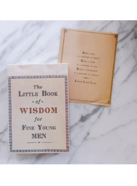 The Little Book of Wisdom for Fine Young Men
