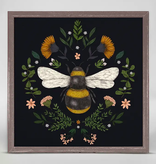 Botanical Bee 6” x 6”
