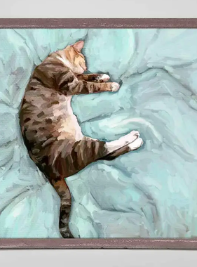 Feline Friends - Relaxed Cat 6” x 6”