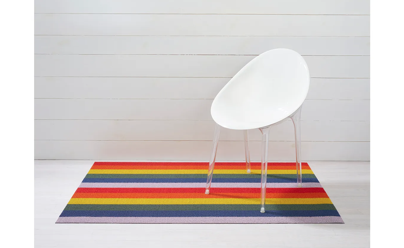 Chilewich Pride Stripe Shag Mat