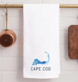 Flour Sack Towel - Cape Cod Silo Watercolor