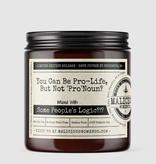 Pro-Life Pro-Noun Soy Candle 9oz - A Hot Mess Scent