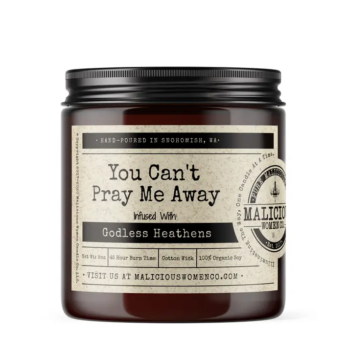 You Can't Pray Me Away Soy Candle 9oz - Cotton Candy & Pine Scent