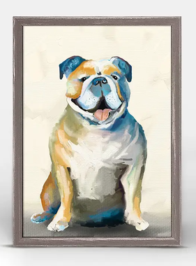 Best Friend - Bulldog On Cream 5” x 7”