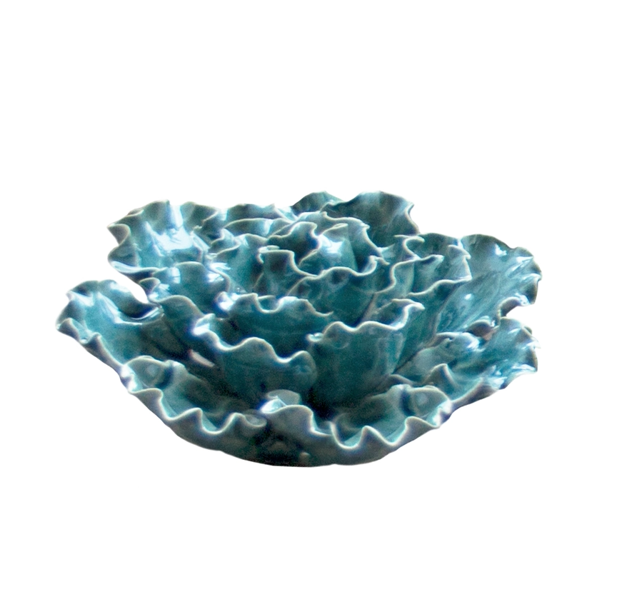 Coral 5 -  Sea Lettuce Large Teal 08