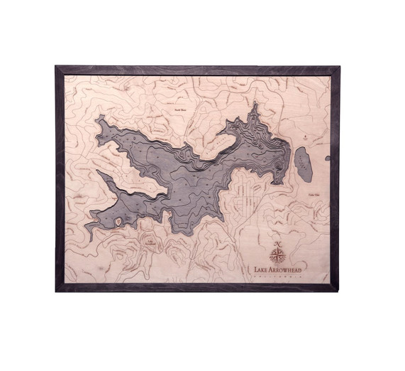 Lake Arrowhead Wood Map