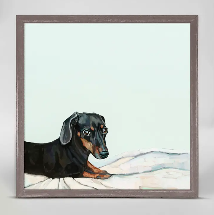 Best Friend - Dachshund 6” x 6”