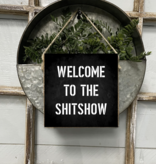 Square Twine Sign - Shitshow