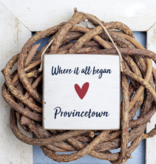 Square Twine Sign - Where It All Began