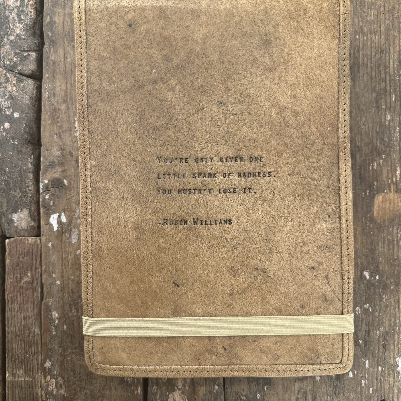 Leather Journal - Robin Williams 7” x 9.75”