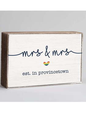 XL Block Mrs & Mrs EST Provincetown