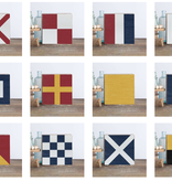 Nautical Flag Letter Blocks "A-I"