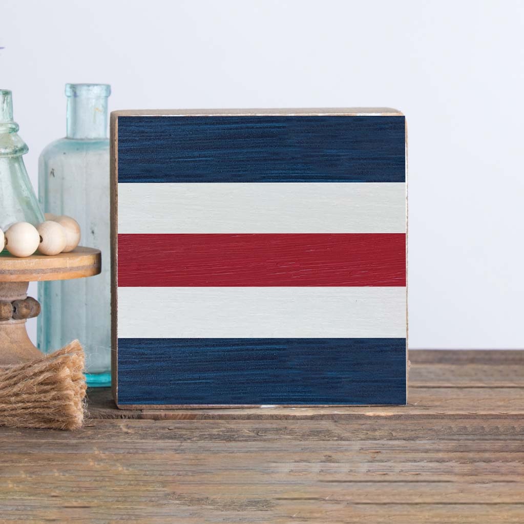 Nautical Flag Letter Blocks "A-I"