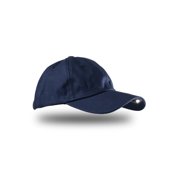 LED Baseball Cap - Rechargeable Navy