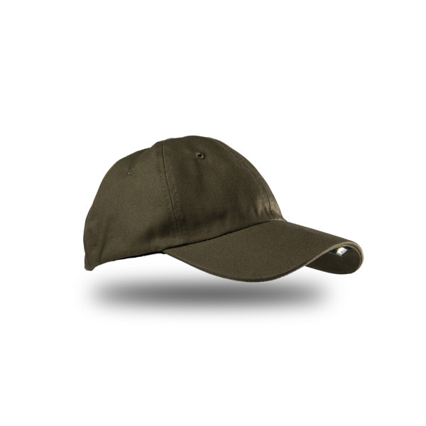 LED Baseball Cap - Rechargeable Olive