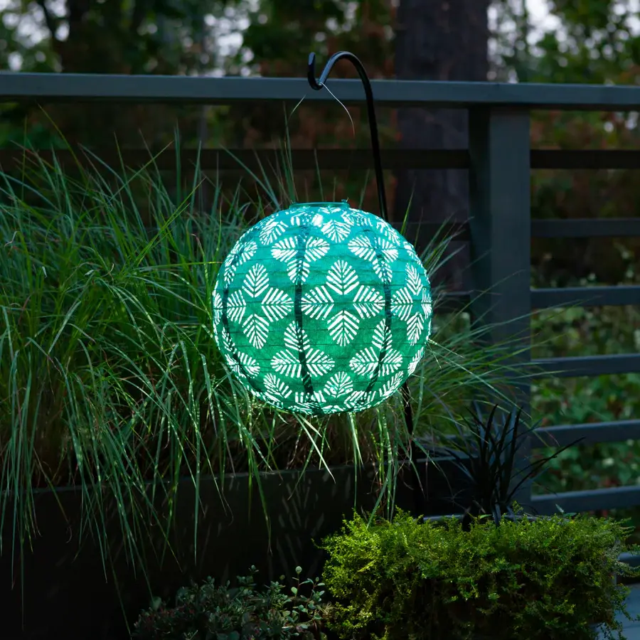 Geo Palm Globe Lantern