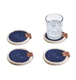 Coaster Set - 4 Navy Rope Coasters