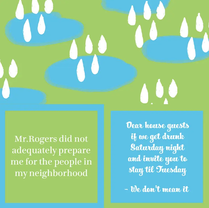 Cocktail Napkin - Mr. Rogers/House Guest - 20 Ct/3Ply